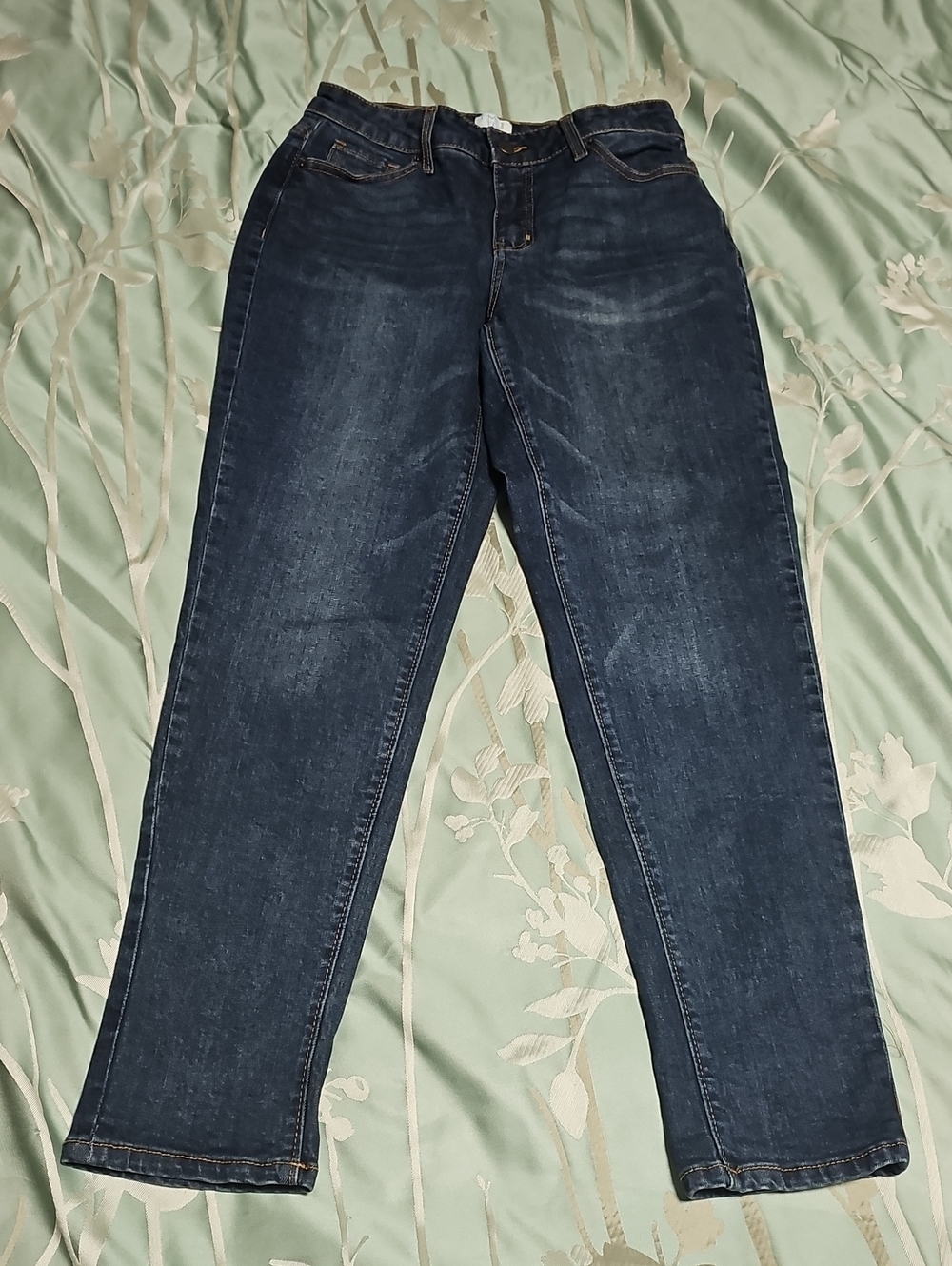Time and Tru Women's Dark Blue Straight Leg Jeans